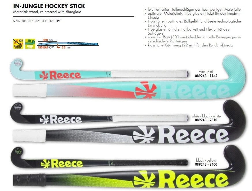 Reece Indoor Jungle Hockeyschläger 889243 Halle Junior Kinder Stick Verein Train - Bild 1 von 4