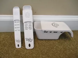 3pcs Pampered Chef Slide Measuring Cup and Two Sliding Measuring Spoons - Picture 1 of 5