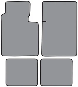 1964-1968 American Motors American Loop Carpet Floor Mat 4pc - Foto 1 di 2