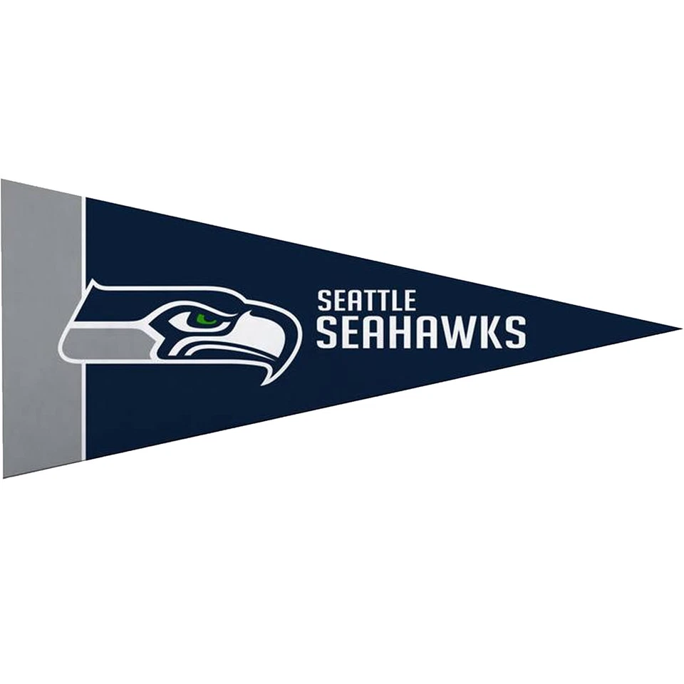 Seattle Seahawks Set of 8 Mini Pennants Felt 4 X 9 Inches