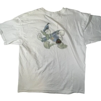 Donald Duck Feisty Clothing Co. Walt Disney Vintage Años 90 Camiseta Hombre Talla XL Foto 1 de 4