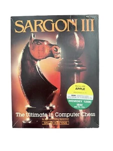 Vintage Sargon III Computer Chess Classic 1983 IBM PC Video Game - Picture 1 of 4