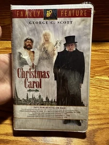 SEALED VHS A Christmas Carol Special Merchant NFROS Promo Screening Tape 20th CF - Picture 1 of 8