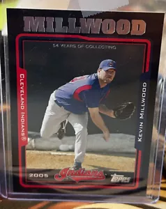 Tarjeta de béisbol Topps 2005 #453 Kevin Millwood Cleveland Indians *453 protector - Imagen 1 de 16