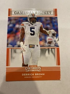 2020 Panini Contenders Draft Picks Derrick Brown Rookie - Picture 1 of 2