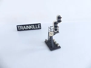 PERSONNALISE / BASE HORNBY / SIGNAL 5 FEUX INDICATEUR 30 DISQUE ROUGE - Picture 1 of 3