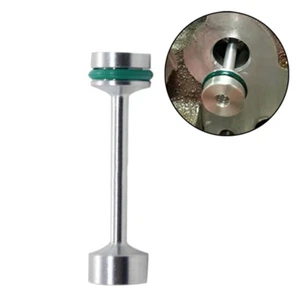 LS Billet Aluminum Oil Diverter Barbell Pickup Tube Hold Down Channel Plug - Picture 1 of 5