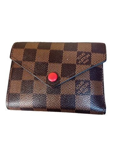 LOUIS VUITTON（LV） Portafoglio tripieghevole Louis Vuitton Monogram Victorine marrone molto pulito