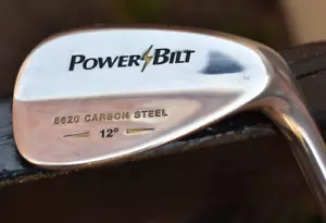 Power Bilt 8620 Carbon Steel Lob Wedge RH / Reg Steel 35" Original Grip - Picture 1 of 9