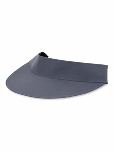 NEW WOMEN'S TIME AND TRU ARCTIC GRAY BREATHABLE LIGHTWEIGHT WIDE STRETCH VISOR - Picture 1 of 3