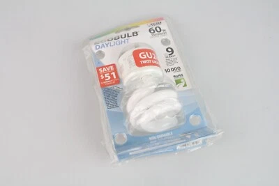 Electric 60-Watt COOL WHITE White EcoBulb CFL with GU24 Twist Lock Base - Image 1 of 4