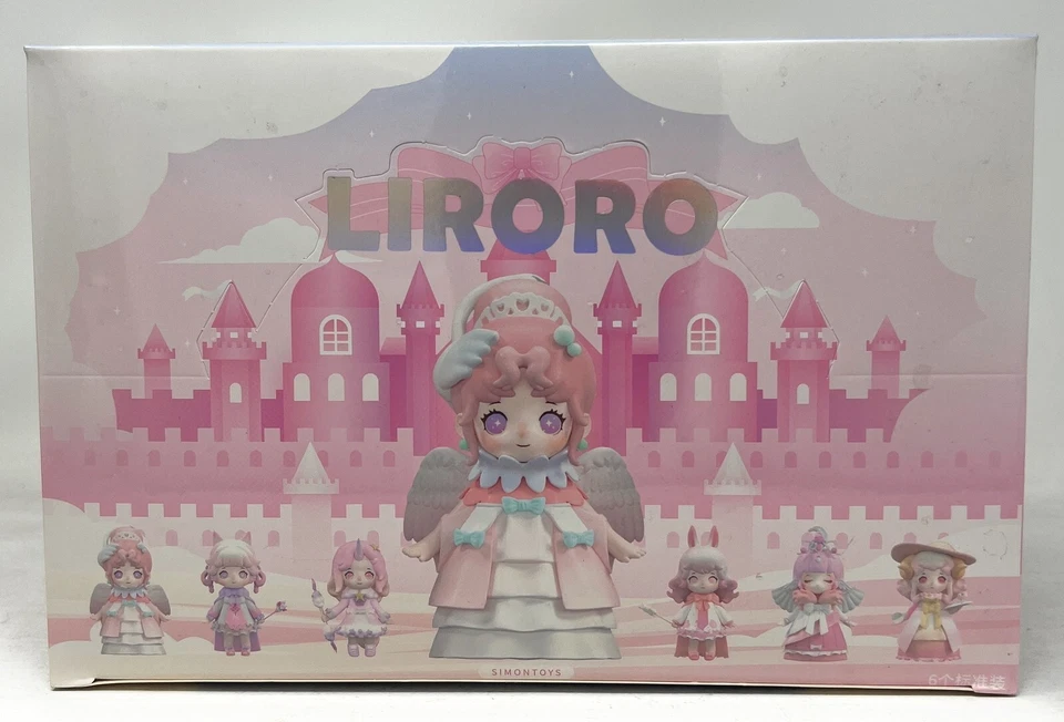 SimonToys Liroro 粉色城堡系列交易人偶盲盒展示(6 件) — 第 1/1 张图片