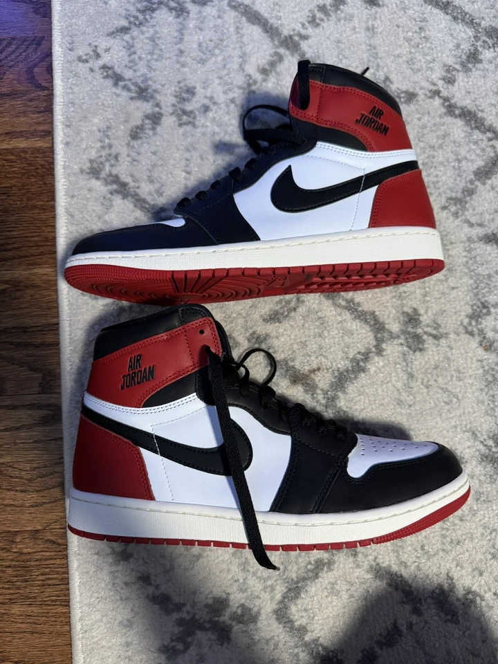 Talla 10 Nike Air Jordan Retro 1 Puntera Negra Reimaginada Alta OG Dz5485106 Foto 1 de 4