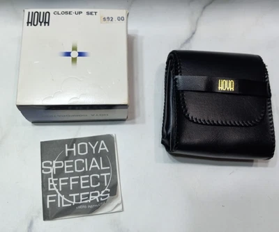 Hoya 62mm Close-Up Lens Set +1 +2 +4 Glass Lens Filter 62mm Made in Japan New - Image 1 of 4