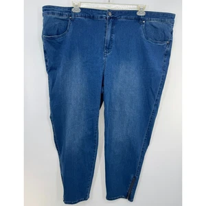Universal Standard Damen Denim High Rise Skinny Ankle Jeans Größe 28 Blau Neu ohne Etikett - Bild 1 von 4