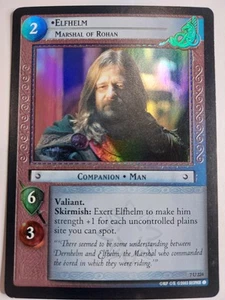 LOTR TCG Return of the King ELFHELM MARSHAL OF ROHAN 7U224 FOIL LP - Picture 1 of 1