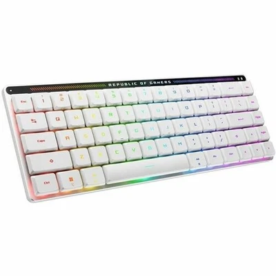 Asus ROG Falchion RX Gaming Keyboard White - Wired/Wireless Connectivity - Bluet - Image 1 of 4