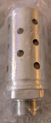 Silenciador de escape de aluminio Parker ES125MC, 1 1/4" NPT Foto 1 de 2