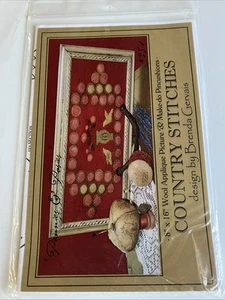 Country Stitches Book #35 Pennies & Posies Sewing Applique / Pincushion Patterns - Picture 1 of 2