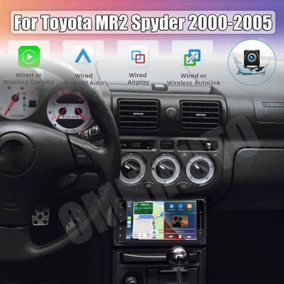 32G para Toyota MR2 Spyder 2000-2005 Apple CarPlay Android 13 rádio de carro GPS WIFI - Imagem 1 de 4