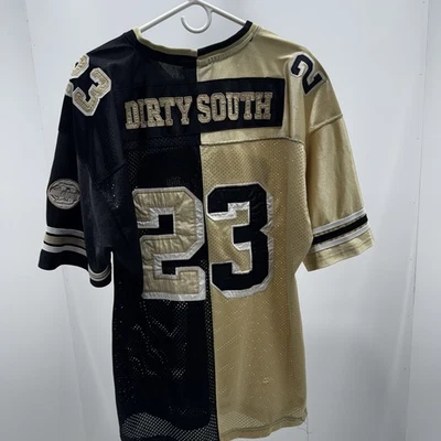 Camiseta Dirty South #23 Black Gold Split A-Team City Athletics XXL Coreia - Imagem 1 de 4