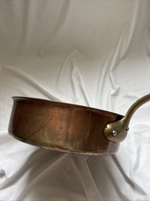 Sartén William Sonoma cobre/acero inoxidable/Francia/10” x 3” Foto 1 de 4