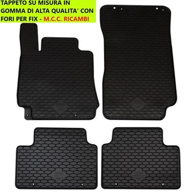TAPPETINI TAPPETI IN GOMMA SU MISURA PER ALFA ROMEO GIULIA DAL 2016 IN POI - Immagine 1 di 4