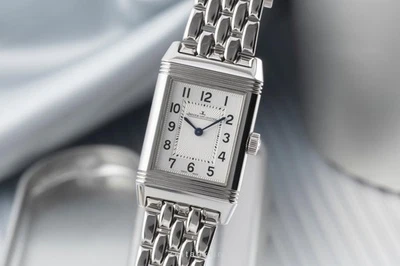 Jaeger LeCoultre Reverso Classic Small Stahl Quarz Damenuhr Ref. Q2618130 - Bild 1 von 4
