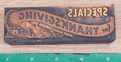 Canada Dry Letterpress Cut  - Image 1 of 2