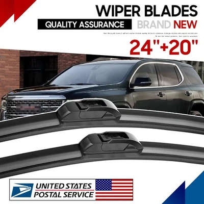 Limpiaparabrisas híbrido de 24" y 20" apto para BMW X5 2014-2018 X6 2015-2019 Foto 1 de 4