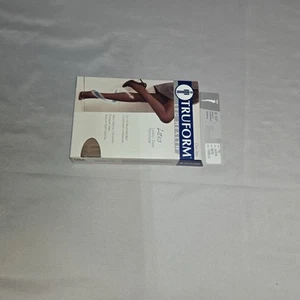 Pantimedias de compresión Trufrom beige 1765 para mujer talla Queen NUEVAS 8-15 mmHg compres - Imagen 1 de 5
