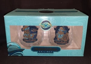 Disney Cruise Lines Disney Treasure Vele Inaugurali Set di 2 Bicchieri Senza Stelo - Foto 1 di 10