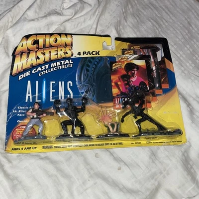 ACTION MASTERS ALIENS DIE CAST METAL COLECCIONABLES PAQUETE DE 4 1994 KENNER SELLADO Foto 1 de 4