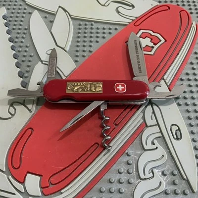 Navaja suiza Wenger 2000 patrulla roja hace glaciares 85 mm rara Foto 1 de 4