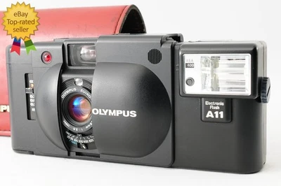 Rare ! [ N MINT w/A11 & case ] Olympus XA4 Macro Leather Case From JAPAN #1095 - Image 1 of 4