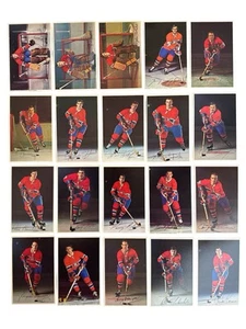 (20) Montreal Canadiens 1971 Promo Star Post Card Team Set Lafleur, Dryden RC - Imagen 1 de 22