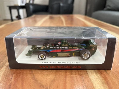 Spark: S4240 Lotus 80 n1 3º Gran Premio de España 1979 Mario Andretti 1:43 Foto 1 de 4