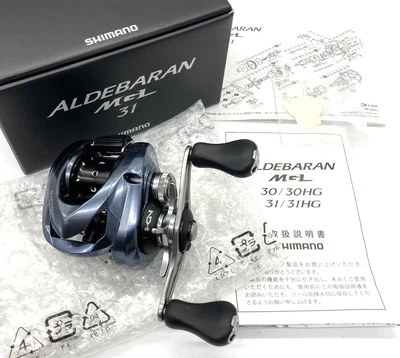 Carrete de fundición de cebo para zurdos Shimano 18 ALDEBARAN MGL 31 con caja JAPÓN "COMO NUEVO" Foto 1 de 4