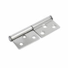 2.5-inch Length Stainless Steel Lift Off Detachable Flag Hinge Silver Tone
