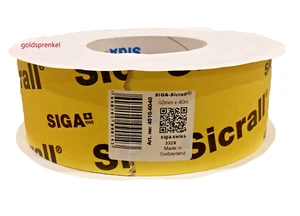 Siga Sicrall 60 Klebeband 1 Rolle 40m Dampfsperre Dampfbremse mit Rechnung - Bild 1 von 1