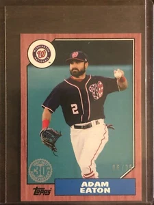 2017 Topps On-Demand Mini #US87-5 Adam Eaton Washington Nationals 06/25 - Picture 1 of 2