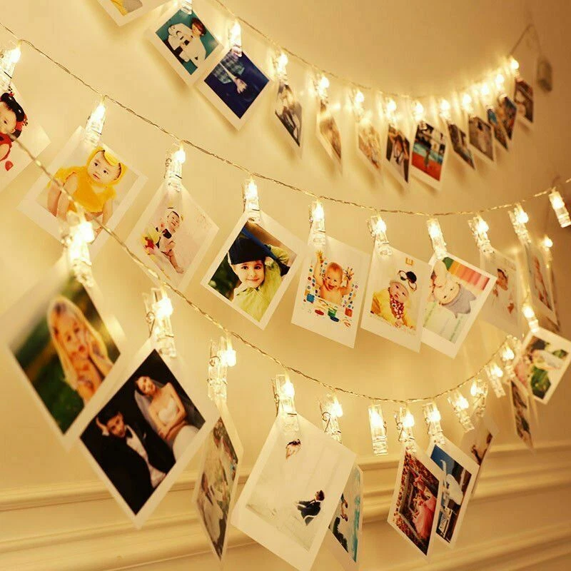 Battery Powered Photo Hanging Clip Fairy Lights 15 LED 2.5M - Image 1 of 4