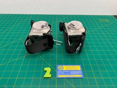 JUEGO CINTURÓN SEGURIDAD TRASERO IZQUIERDO DERECHO CADILLAC XTS 13-19 negro OEM Foto 1 de 4