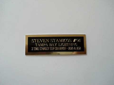 Steven Stamkos Tampa Bay Lightning Nameplate For Hockey Card / Plaque 1" X 3" Cover