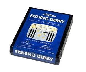 FISHING DERBY (Atari 2600, 1980) Cart Only, Cleaned & Tested  - Picture 1 of 3