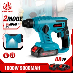 Für Makita Akku Bohrhammer Elektro Bohrmaschine Schlagbohrmaschine mit 2Akkus - Bild 1 von 17