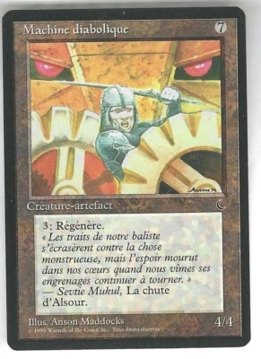 MTG French Renaissance Diabolic Machine NM Unplayed BB Magic the Gathering - Image 1 of 2