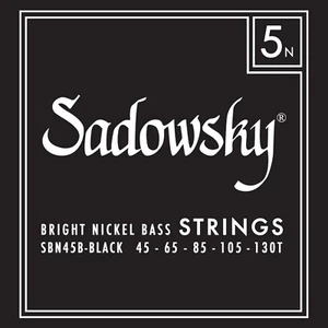 Sadowsky SBN45B-1 Black Label Nickel Bass Guitar Strings; gauges 45-130 - Picture 1 of 1
