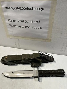 USA M9 PHROBIS III Military Fixed Blade with Scabbard Case #32 - Picture 1 of 21
