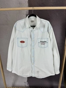 Chevignon vintage western light blue denim shirt size XL - Picture 1 of 15